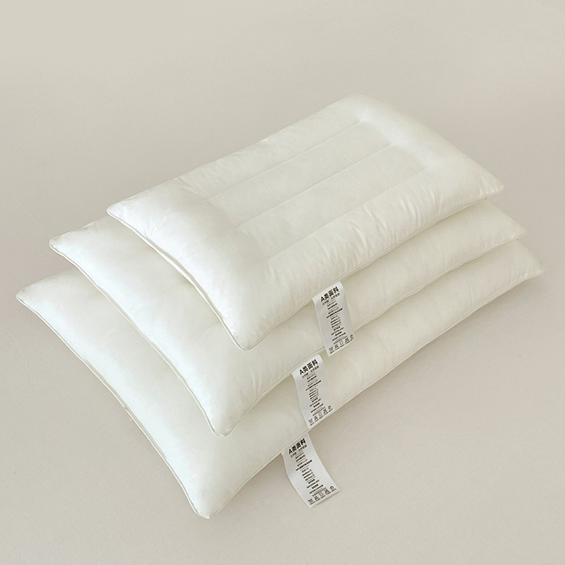 Μειωμένου προφίλ μαξιλάρι από βαμβάκι με γέμισμα ινών πρωτεΐνης σόγιας, ορθογώνιο για ενήλικες, 0.55-1.0 kg