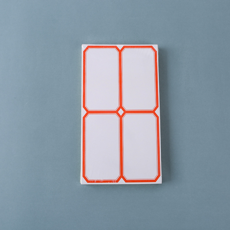 Etichete autocolante pentru preț și nume, dreptunghiulare, cod produs 913, material: hârtie specială autoadezivă, adeziv topit la cald, cu hârtie de susținere.