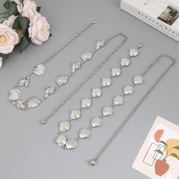 Lanac za struk u američkom stilu, metal, duljine 110 cm, širine 2 cm, etnički stil, unisex