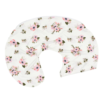 Εκτυπωμένο σετ 2 τεμαχίων καλύμματα μαξιλαριού θηλασμού σε σχήμα U, ελαστικό ύφασμα πολυεστέρα-ελαστάν, αφαιρούμενο κάλυμμα