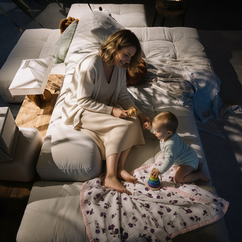 Baby Atelier dječja deka od 100% pamuka sa životinjskim motivom, za djecu od 1 do 3 godine