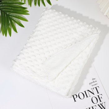 Бебешко двуслойно одеяло от кристален велур за всички сезони (тегло 200–300 g, подходящо за деца до 3 години, персонализирана обработка)