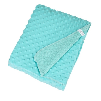 Бебешко двуслойно одеяло от кристален велур за всички сезони (тегло 200–300 g, подходящо за деца до 3 години, персонализирана обработка)