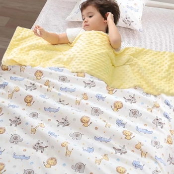 Бебешко одеяло, чист памук, 300–500 г, четири сезона, за новородени