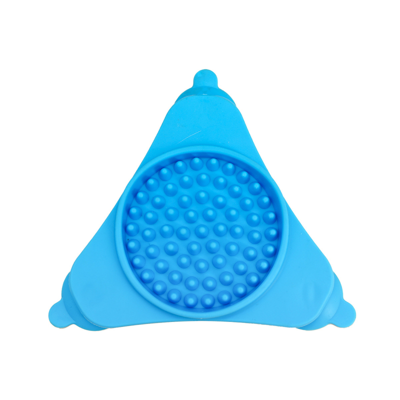 Τριγωνικός σιλικόνης ματ για γλείψιμο κατοικίδιων με βεντούζες – αργή σίτιση για σκύλους (σετ 120) Μάρκα: Wang Xing Street