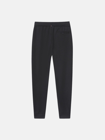 Muške zimske hlače s flis podstavom, šnira za vezanje, slim fit, ravni kroj, mješavina viskoze