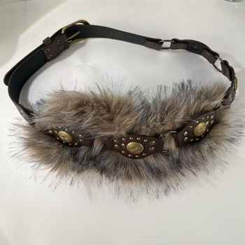 Punk pojas od umjetne kože s kopčom od legure, kopča s iglom, širina 2–4 cm, stil: punk