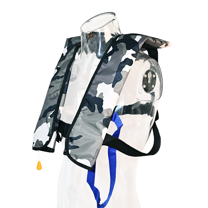 Automatska napuhujuća jakna za spašavanje – prijenosna za brodice, ribolov i plivanje, s velikom plutnošću, za odrasle