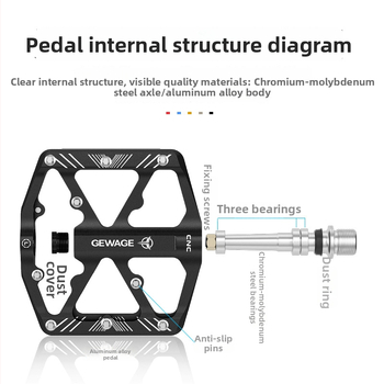 ROCES pedále pre cestný bicykel z hliníkovej zliatiny s reflektorom
