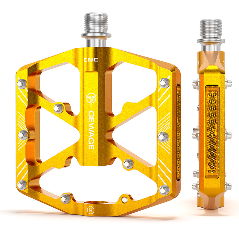 ROCES alumínium ötvözet pedálok országúti kerékpárhoz reflektorral