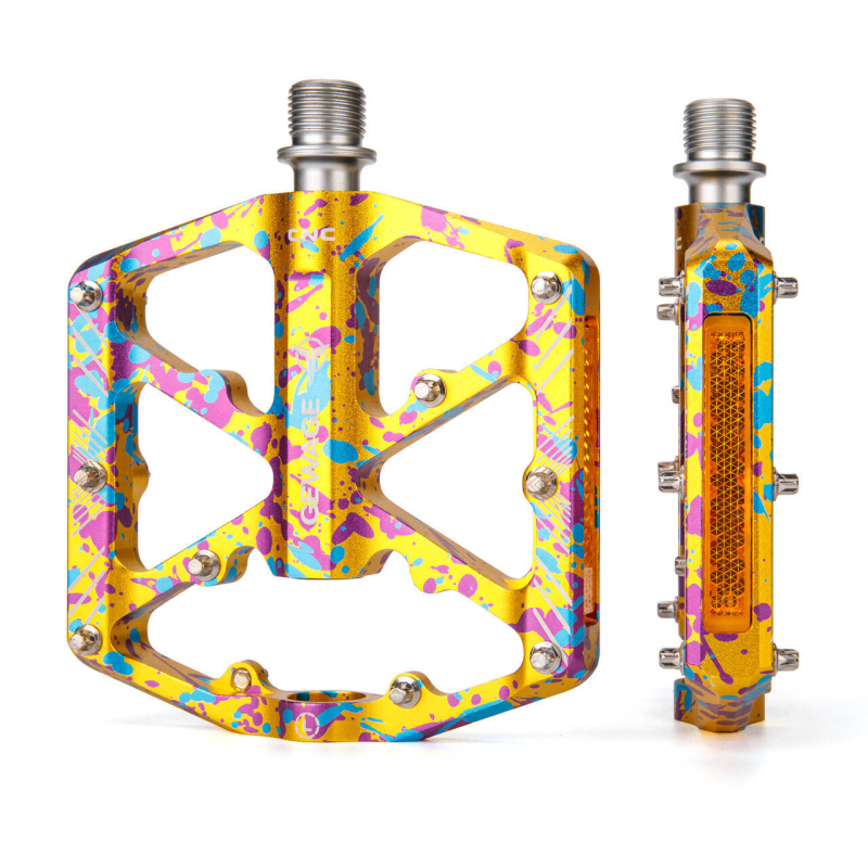 ROCES alumínium ötvözet pedálok országúti kerékpárhoz reflektorral