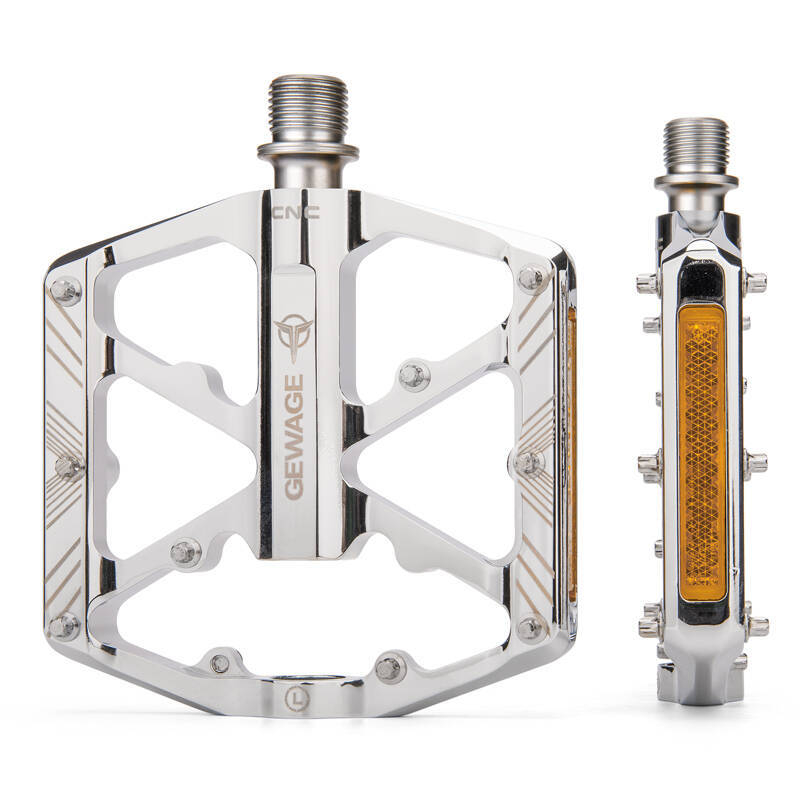 ROCES alumínium ötvözet pedálok országúti kerékpárhoz reflektorral