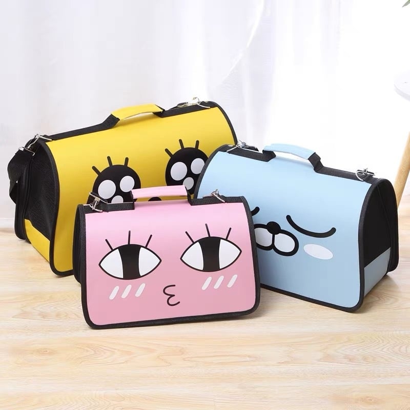 Hair Ball Monster Oxford torba za mačke, prijenosna, Cartoon uzorak, kapacitet 6,5 kg
