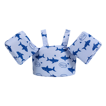 Gyerekeknek szóló úszó készlet kézgyűrűkkel és úszó mellénnyel – nyomtatott minta, kiváló pontosságú twill és úszó pamut