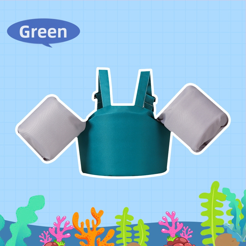 Detský plávací set s prstenmi na ruky a plávacou vestou – potlač, materiál vysokopresný twill a plávacia bavlna