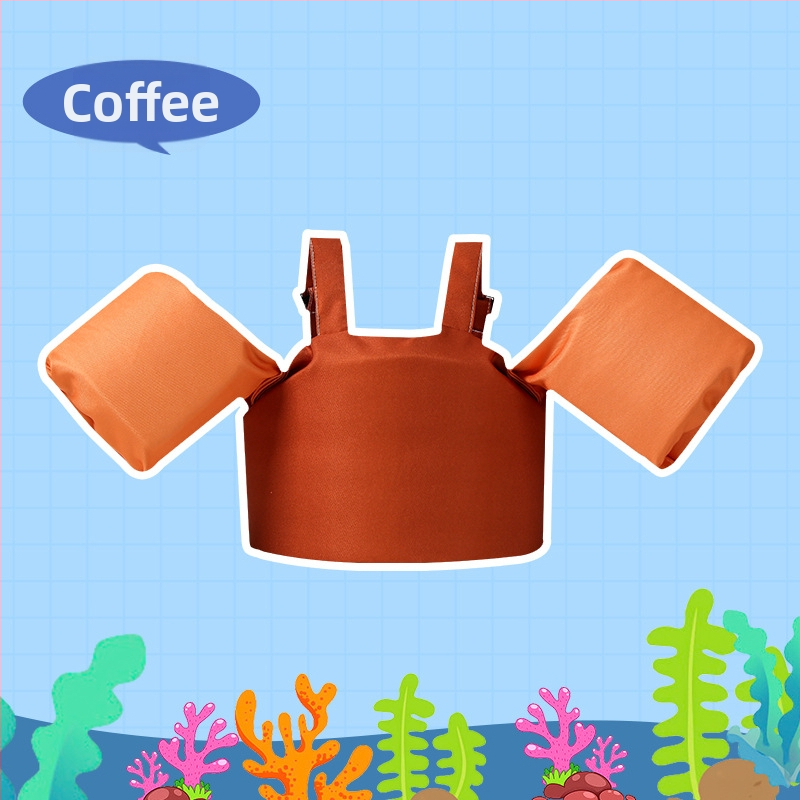 Detský plávací set s prstenmi na ruky a plávacou vestou – potlač, materiál vysokopresný twill a plávacia bavlna