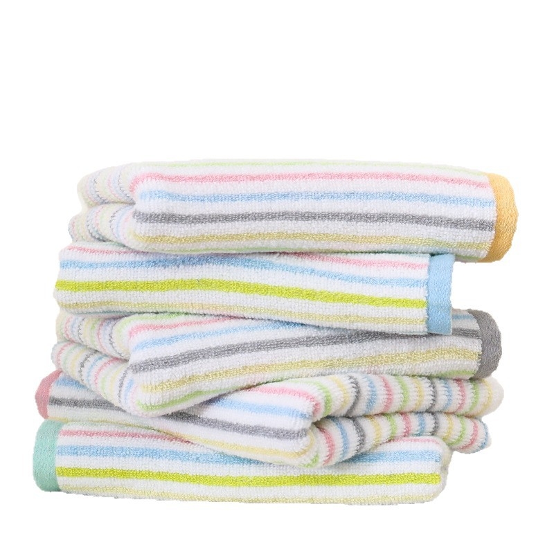 Krp za lice od 100% pamuka bez uvijanja, mekan i nježan prema koži, upija, 21 vlakana, težina 100–120 g