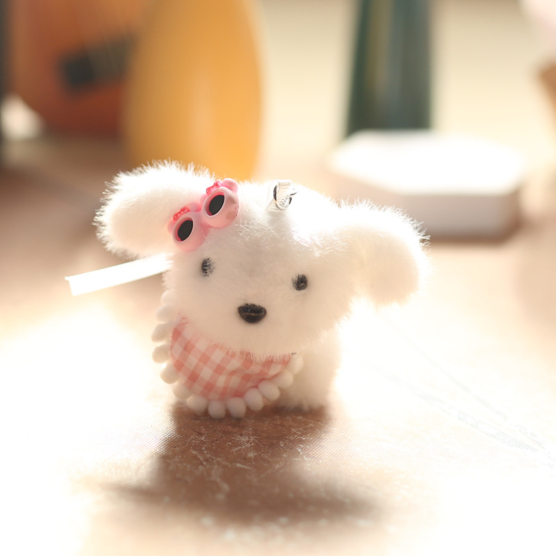 Plišan psić lutka Praying Bear, izuzetno mekan kratki pliš i PP pamuk punjenje