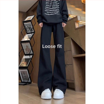 Muške farmerice ravnog kroja s niskim strukom, zip prednji zatvarač, pamuk-poliester mješavina, ručno crtani detalji