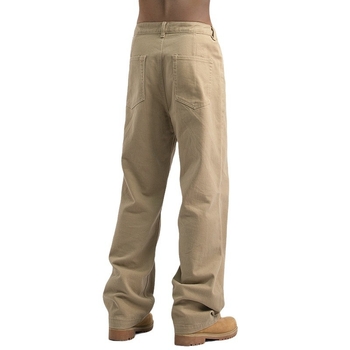 Blugi – drepti, talie medie, țesătură de bumbac, fermoar, lavabili