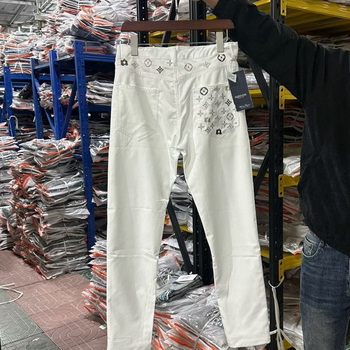 Traperice ravnog kroja za mlade, srednja struka, mikro-elastičnost, mješavina poliestera, tethered placket zatvaranje