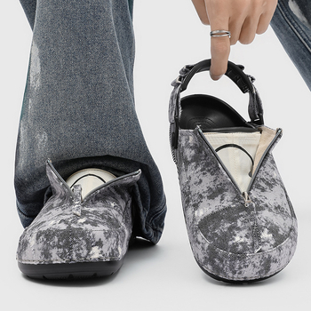 Muške Slip-On papuče s zatvorenim prstom, mrežasti gornji dio, EVA đon, casual