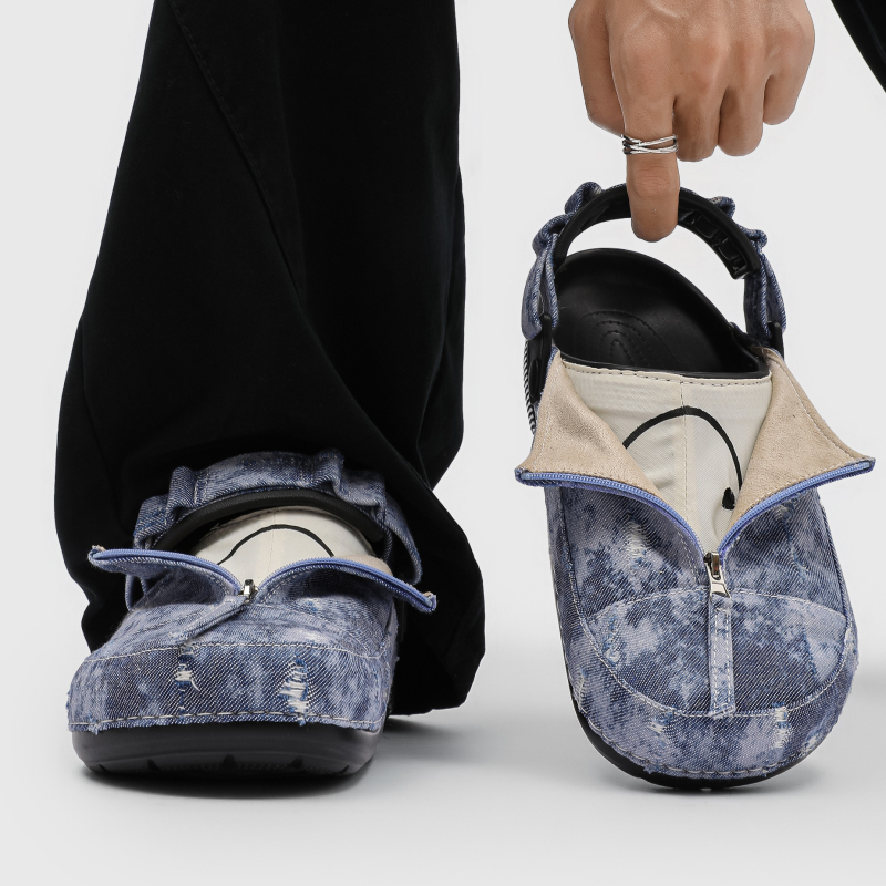 Muške Slip-On papuče s zatvorenim prstom, mrežasti gornji dio, EVA đon, casual
