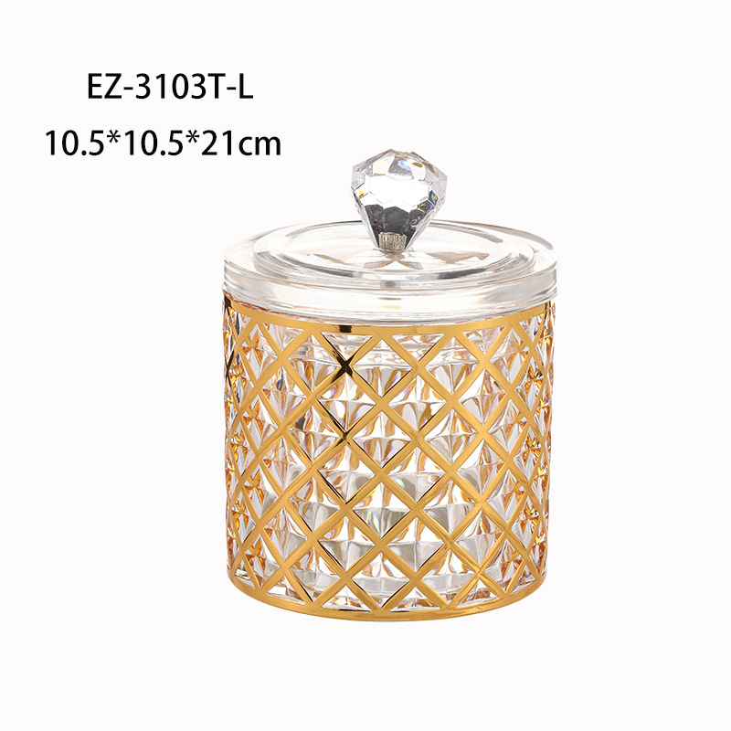 Akrilna okrugla posuda za skladištenje, 800–1000 ml, prehrambena kvaliteta, prilagodljiv logotip