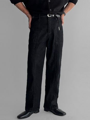 Blugi de bărbați drepti, talie medie, fermoar, 97% bumbac 3% elastan