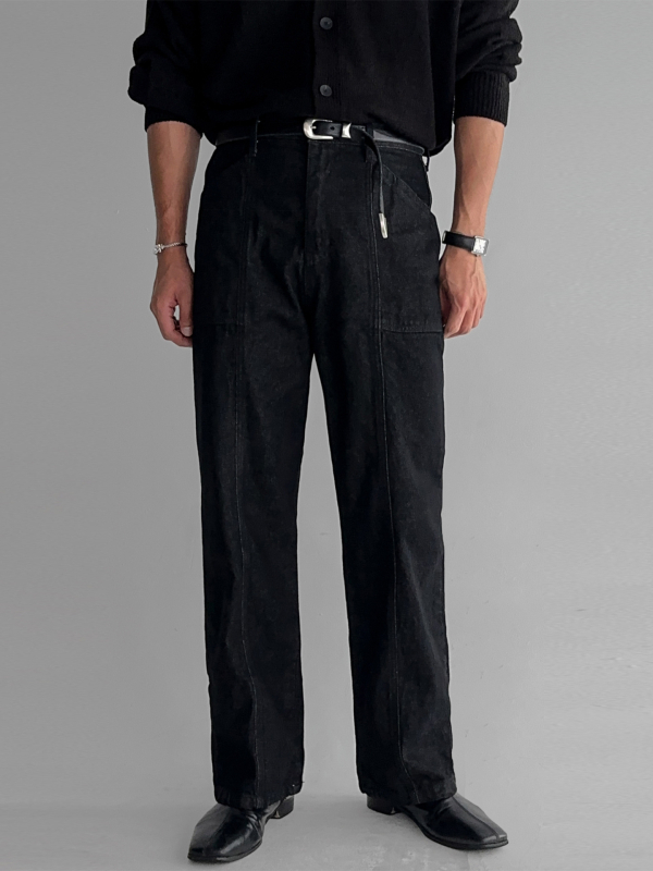 Blugi de bărbați drepti, talie medie, fermoar, 97% bumbac 3% elastan