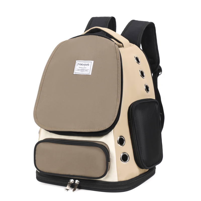 Rucsac pentru animale de companie (pisici și câini), nylon, capacitate medie, model solid, origine Hebei