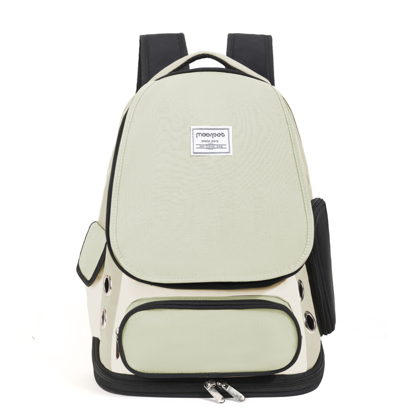 Rucsac pentru animale de companie (pisici și câini), nylon, capacitate medie, model solid, origine Hebei