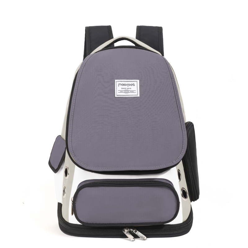 Rucsac pentru animale de companie (pisici și câini), nylon, capacitate medie, model solid, origine Hebei