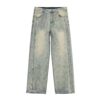 Muške traperice, ravno krojenje, labavi kroj, lagane, 95% poliester