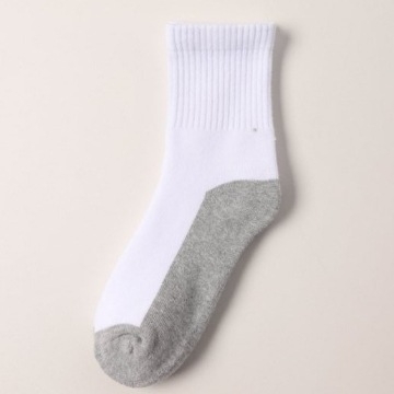 Șosete pentru copii din bumbac gros, terry, cu interior periat, lungime medie, uni