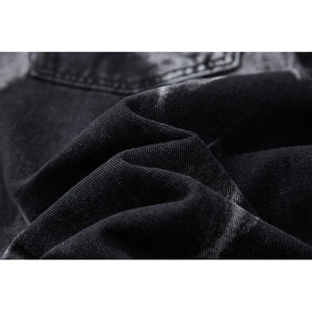 Blugi Tie-Dye – Cleanfit, talie medie, fermoar, lungime 3/4 (denim, 100% acetat)