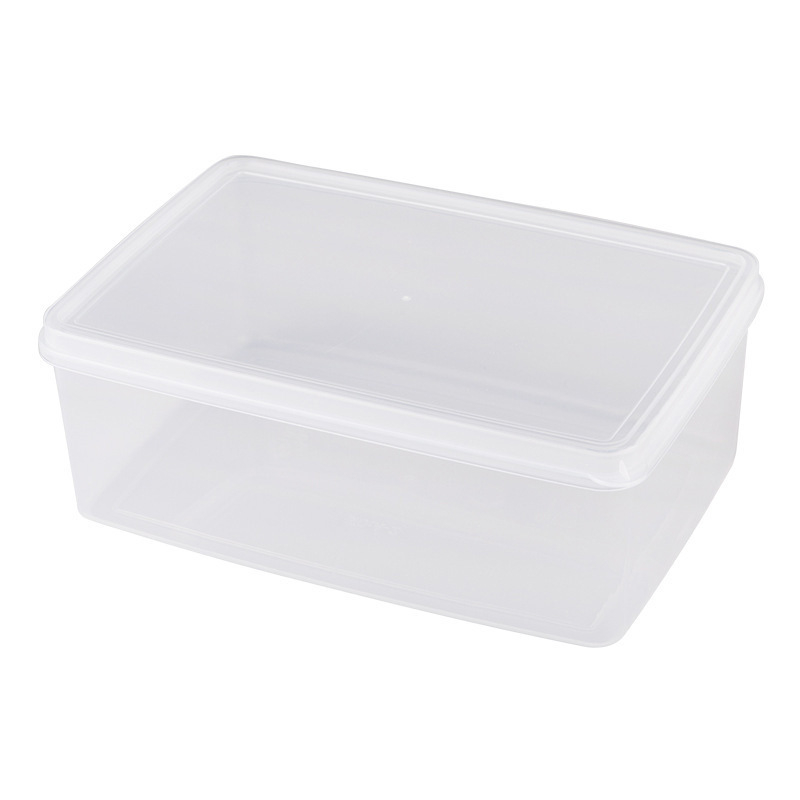Plastična kutija za čuvanje svježine, kuhinjska kutija, pravokutnog oblika, pogodna za mikrovalnu, kapacitet 0.8-5 L, s poklopcem