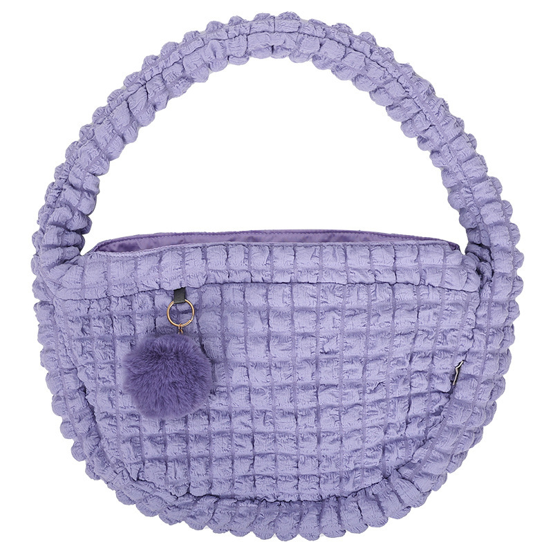Torba za kućne ljubimce preko ramena za manje pse i mačke, mekani poliester materijal, Peach-Skin podstava, brend Queen Meow, jednobojni uzorak, porijeklo Guangzhou