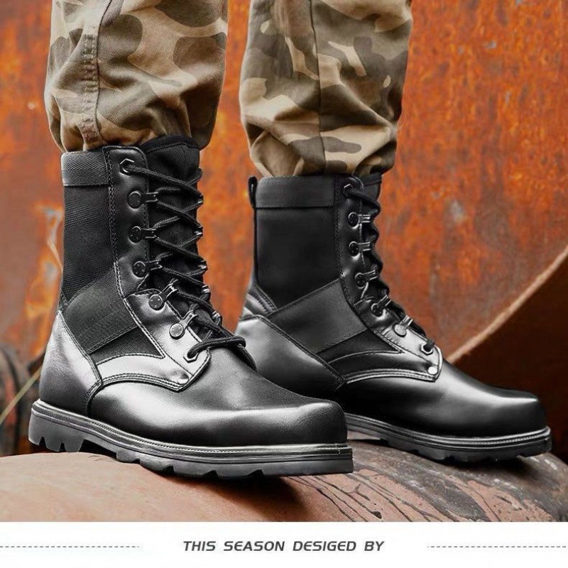 Visoke kožne čizme s mrežastim gornjim dijelom, vodootporne, EVA uložak, unisex