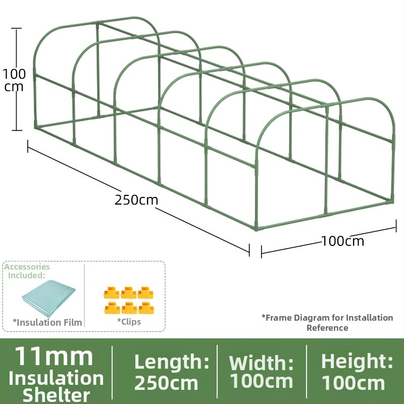 Grijani plastični staklenik za zimsku izolaciju biljaka - Ginnozuru privatna marka