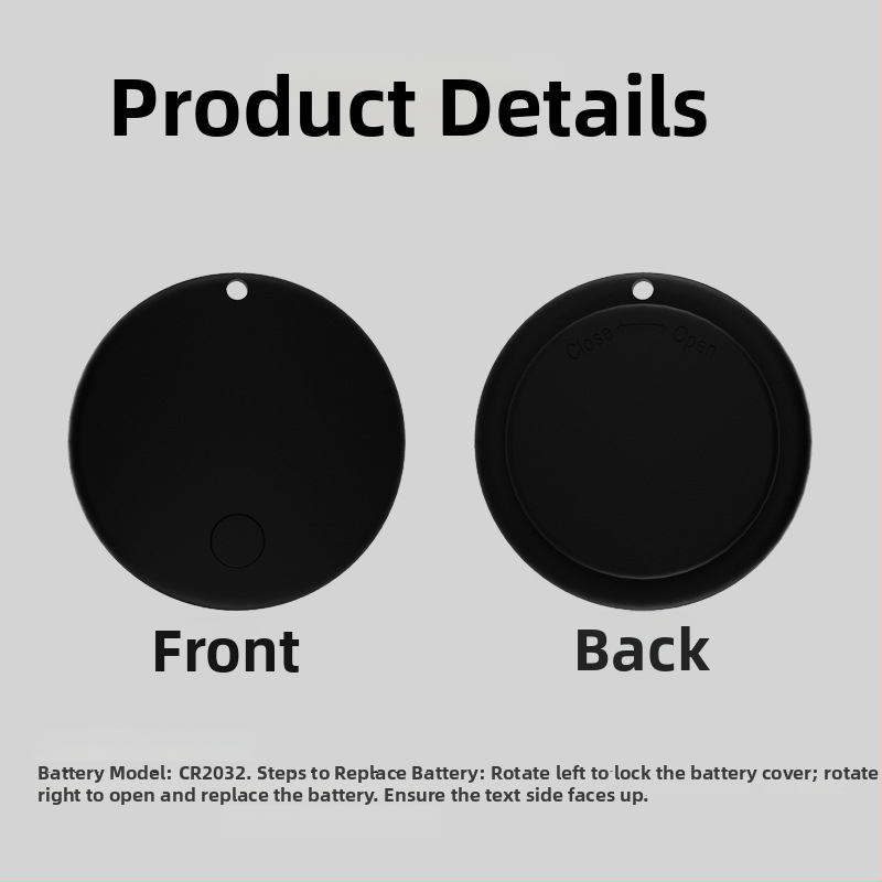 GPS track­er D07 za starije osobe, djecu, kućne ljubimce i prtljagu, s baterijom od 210mAh, Android kompatibilan, krati domet 20 m i globalno praćenje pozicije.