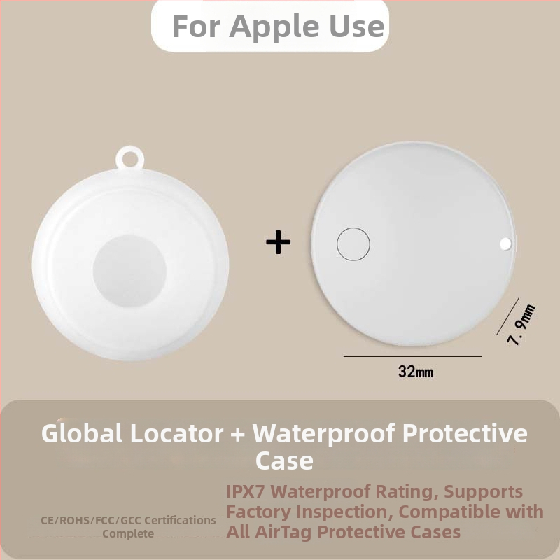 GPS track­er D07 za starije osobe, djecu, kućne ljubimce i prtljagu, s baterijom od 210mAh, Android kompatibilan, krati domet 20 m i globalno praćenje pozicije.