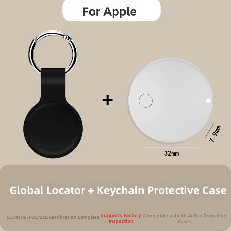 GPS track­er D07 za starije osobe, djecu, kućne ljubimce i prtljagu, s baterijom od 210mAh, Android kompatibilan, krati domet 20 m i globalno praćenje pozicije.