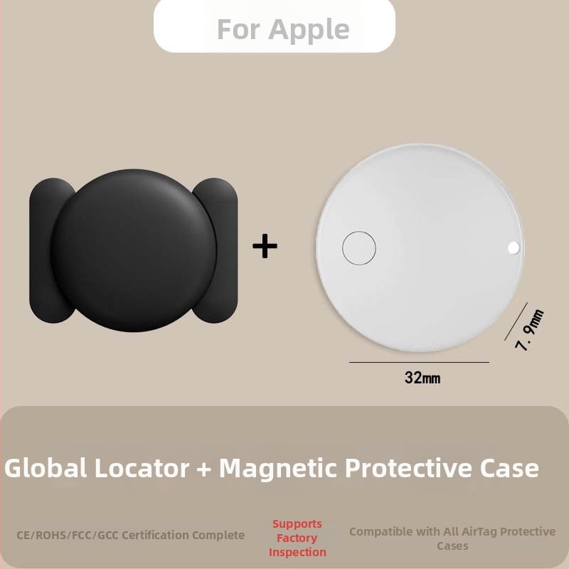 GPS track­er D07 za starije osobe, djecu, kućne ljubimce i prtljagu, s baterijom od 210mAh, Android kompatibilan, krati domet 20 m i globalno praćenje pozicije.