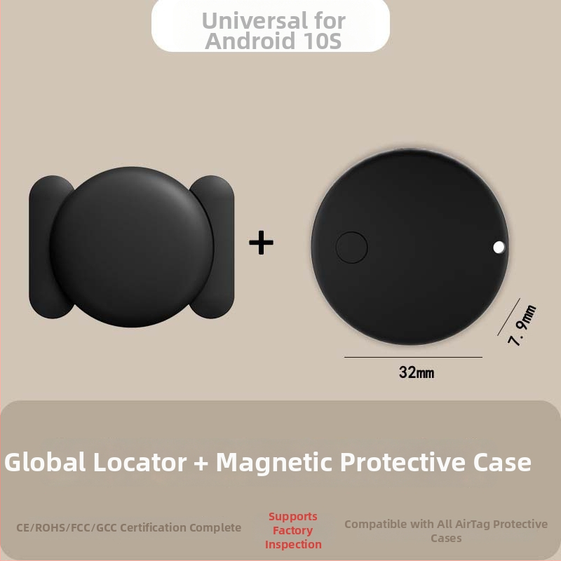 GPS track­er D07 za starije osobe, djecu, kućne ljubimce i prtljagu, s baterijom od 210mAh, Android kompatibilan, krati domet 20 m i globalno praćenje pozicije.