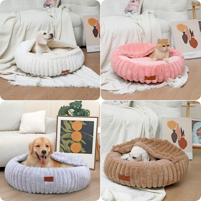 Plišano gnijezdo za pse – mekani zimski topli krevet za pse, marka Little Lazy Dog