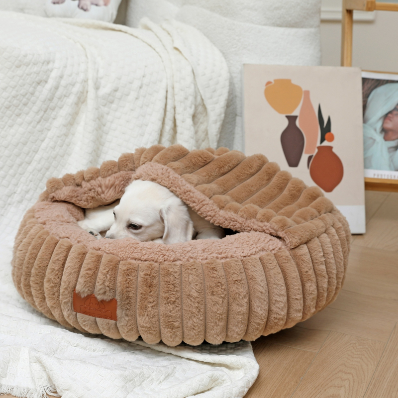 Plišano gnijezdo za pse – mekani zimski topli krevet za pse, marka Little Lazy Dog