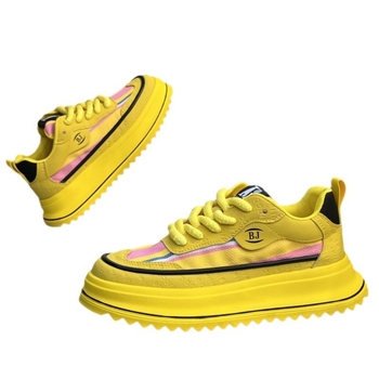 Muške ljetne casual tenisice s gornjim dijelom od kože i tekstila, mekana potplata, dad shoes stil – ljeto 2025