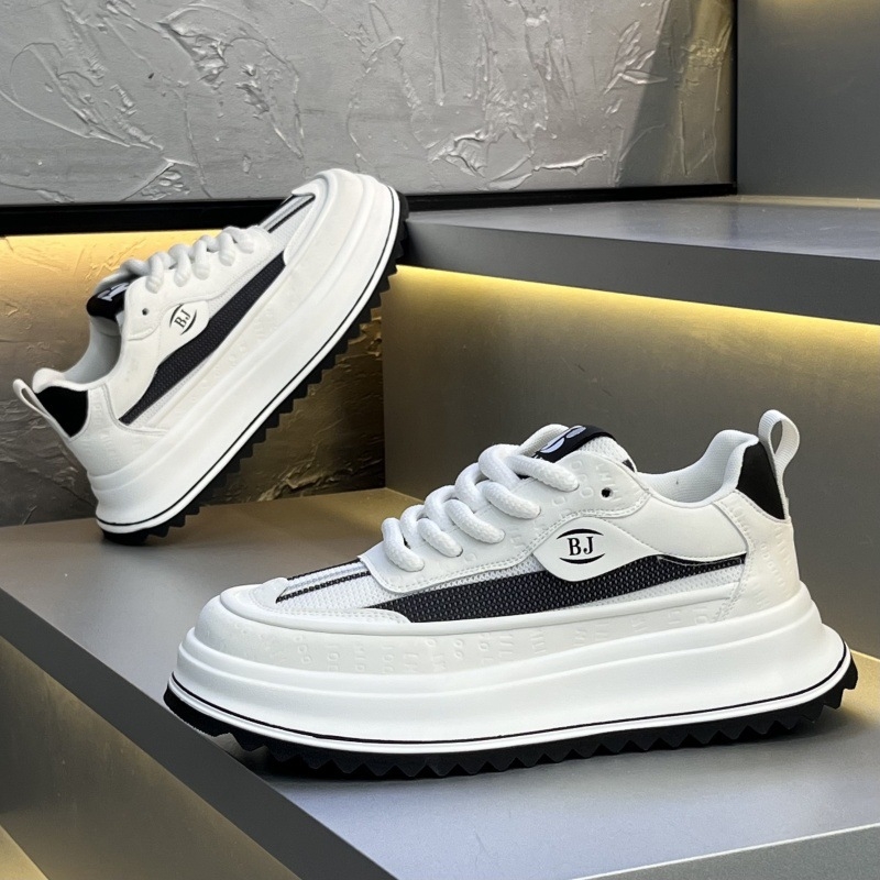 Muške ljetne casual tenisice s gornjim dijelom od kože i tekstila, mekana potplata, dad shoes stil – ljeto 2025
