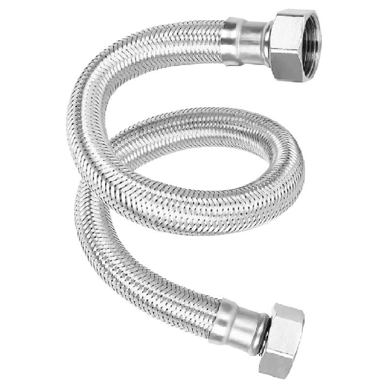 304 nehrđajući čelik — cijev velikog protoka za ulaz vode u bojler, metalno pletene cijevi, 16 MPa, 80°C, model AFDLLJSG-001